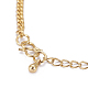 Golden Tone Brass Link Bracelets(BJEW-L639-14A)-3