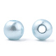 Spray Painted ABS Plastic Imitation Pearl Beads(OACR-T015-05A-07)-1