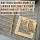 Wooden Square Frame Crochet Ruler(DIY-WH0536-007)-4