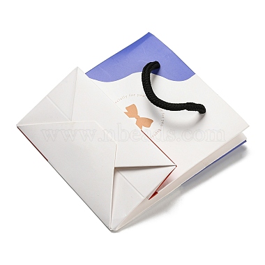 bolsas de regalo de papel con estampado de bowknot(CARB-D015-02)-3