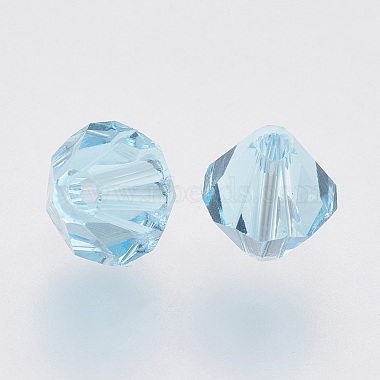 Perles d'imitation cristal autrichien(SWAR-F022-6x6mm-202)-2
