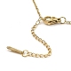 Lion Light Gold Brass Micro Pave Cubic Zirconia Pendant Necklaces(NJEW-E105-17KCG)-3