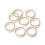 Alloy Linking Rings, Lead Free and Cadmium Free, Golden, about 26mm in diameter, 2mm thick, hole: 22mm(X-EA8631Y-G)