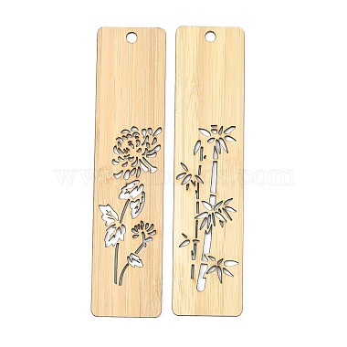 SUPERFINDINGS 8Pcs Chinese Style Bamboo Bookmarks(AJEW-FH0003-34)-2