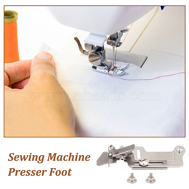 Iron Sewing Machine Presser Foot with Screws(FIND-WH0110-601)-4