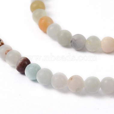 Natural Flower Amazonite Beads Strands(G-D608-4mm)-5
