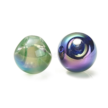 placage uv perles acryliques irisées arc-en-ciel(OACR-P015-05A)-2