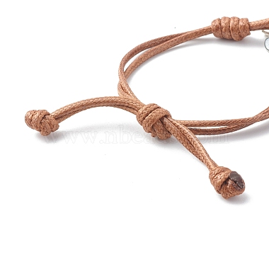 Bracelets réglables en corde de polyester ciré coréen(X1-BJEW-TA00001)-5