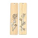 Superfindings 8шт бамбуковые закладки в китайском стиле(AJEW-FH0003-34)-2
