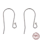 Sterling Silver Earring Hooks(X-STER-G011-18)-1