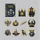 Magic Theme Waterproof PET Stickers Set(DIY-G117-04F)-2