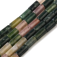 Natural Indian Agate Beads Strands, Column, 8x4mm, Hole: 0.7mm, about 48pcs/strand, 15.35~15.43''(39~39.2cm)(G-B091-A11-01)