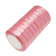 Breast Cancer Pink Awareness Ribbon Making Materials Pink Satin Ribbon for DIY Craft Hair Accessories, about 3/4 inch(20mm) wide, 25yards/roll(22.86m/roll)(X-RC20mmY082)