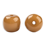Opaque Resin Beads, Barrel, Peru, 12x11mm, Hole: 1.6~1.8mm(RESI-N034-28-S11)