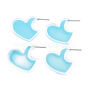 Heart Stud Earrings for Girl Women(KY-Q058-079)-3