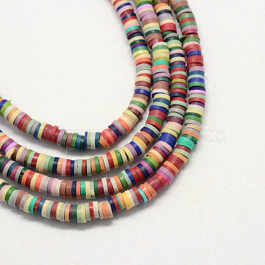 3mm Mixed Color Disc Polymer Clay Beads