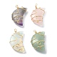 Natural & Synthetic Mixed Gemstone Pendents(PALLOY-JF02121)-1