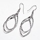 Boucles d'oreilles pendantes en acier inoxydable anti-ternissement 304(X-EJEW-G155-03A)-1