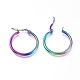 201 Stainless Steel Hoop Earrings(X1-EJEW-A052-20J-M)-2