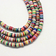 Eco-Friendly Handmade Polymer Clay Beads(X-CLAY-R067-3.0mm-M2)-1