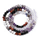 Natural & Synthetic Mixed Gemstone Beads Strands(G-D080-A01-02-24)-2