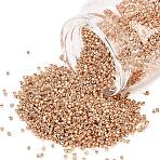 MIYUKI Delica Beads, Cylinder, Japanese Seed Beads, 11/0, (DB2518)Duracoat Galvanized Rose Gold, 1.3x1.6mm, Hole: 0.8mm, about 2000pcs/10g(X-SEED-J020-DB2518)