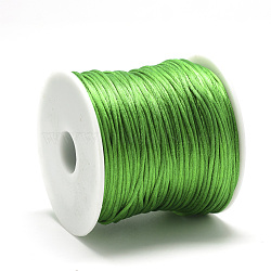 Nylon Thread, Lime Green, 2.5mm, about 32.81 Yards(30m)/Roll(NWIR-Q010B-233)