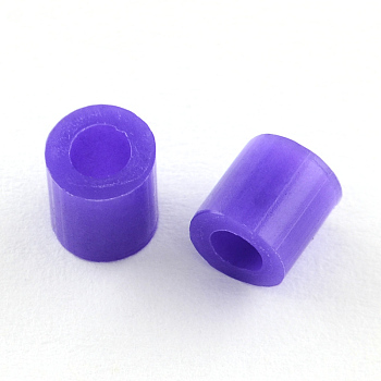 Melty Mini Beads Fuse Beads Refills, Tube, Mauve, 3~3.3x2.5~2.6mm, about 40000pcs/500g