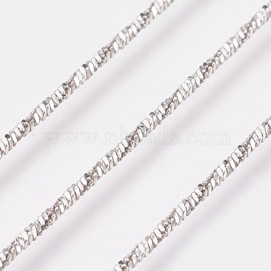 Долговечные латунные ожерелья с цепочкой(NJEW-K112-12P-NF)-2