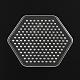 Hexagon ABC Plastic Pegboards used for 5x5mm DIY Fuse Beads(DIY-Q009-12)-2