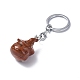 Porte-clés en jaspe rouge naturel(KEYC-P011-04P-03)-2