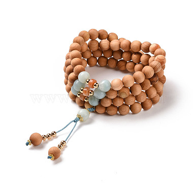 Bracelet enveloppant de yoga(BJEW-JB07337)-4