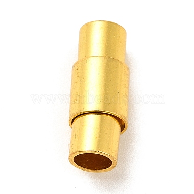 Brass Locking Tube Magnetic Clasps(MC078-M)-4