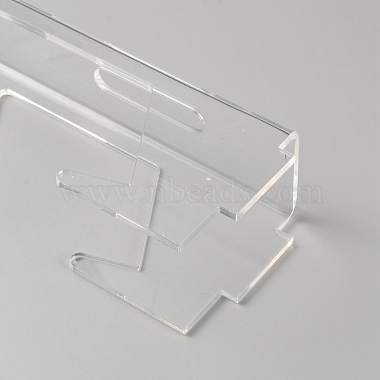 3-Tier Transparent Acrylic Game Controller Display Stand Holders(ODIS-WH0025-180)-3