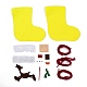 kits de calcetines navideños de tela no tejida diy(DIY-Q031-02F)-2