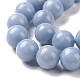 Natural Angelite Beads Strands(G-G840-03-12mm)-7
