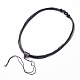 Adjustable Waxed Cord Necklace Making(MAK-L027-B01)-1