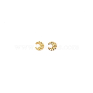 Metal Alloy Cabochons, Filling Material for Epoxy Resin Craft Art, Moon, Golden, 5x4.5x0.3mm(PALLOY-CJC0008-10)