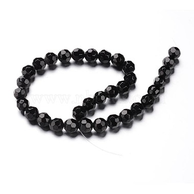 facettes(32 facettes) brins de perles de verre rondes(GLAA-M031-02-10mm)-2