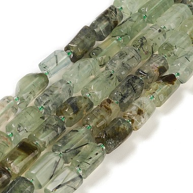 Column Prehnite Beads