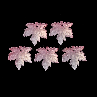 Two Tone Transparency Glass Pendants(GLAA-T025-80M)-2