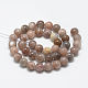 Natural Sunstone Beads Strands(G-R446-6mm-30)-2