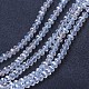 Chapelets de perles en verre galvanoplastique(EGLA-A034-T2mm-B02)-1