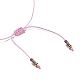 Glass Imitation Pearl & Seed Braided Bead Bracelets(WO2637-14)-3