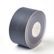 Rayon and Cotton Ribbon, Twill Tape Ribbon, Herringbone Ribbon, Marine Blue, 1 inch(25mm), about 50yards/roll(45.72m/roll)(SRIB-F007-077-25mm)