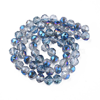 Chapelets de perles en verre transparent électrolytique(EGLA-N002-34B-D03)-2