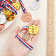 24 個 3 色のプラスチック製スポーツ大会メダル(NJEW-CN0001-01)-3