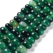 Natural Agate Beads Strands, Dyed & Heated, Egg, Sea Green, 15~17x11~12mm, Hole: 1.6mm, about 14~15pcs/strand, 6.69~6.89 inch(17~17.5cm)(G-G021-03A-02)
