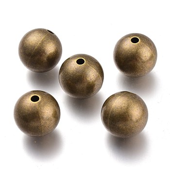 CCB Plastic Beads, Round, Antique Bronze, 21.5mm, Hole: 3.5mm