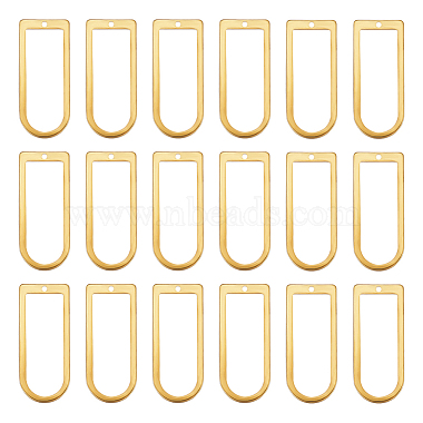 Raw(Unplated) Arch Brass Pendants